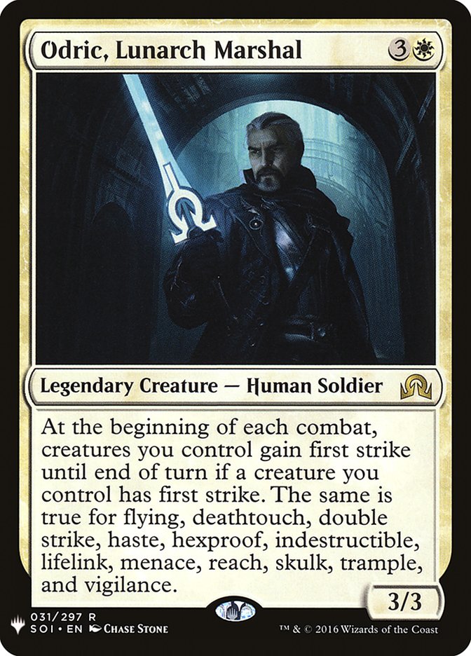 Odric, Lunarch Marshal [The List] | Fandemonia Ltd