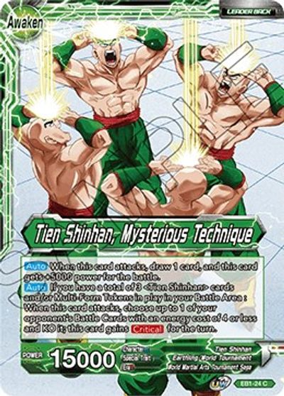 Tien Shinhan // Tien Shinhan, Mysterious Technique (EB1-024) [Battle Evolution Booster] | Fandemonia Ltd