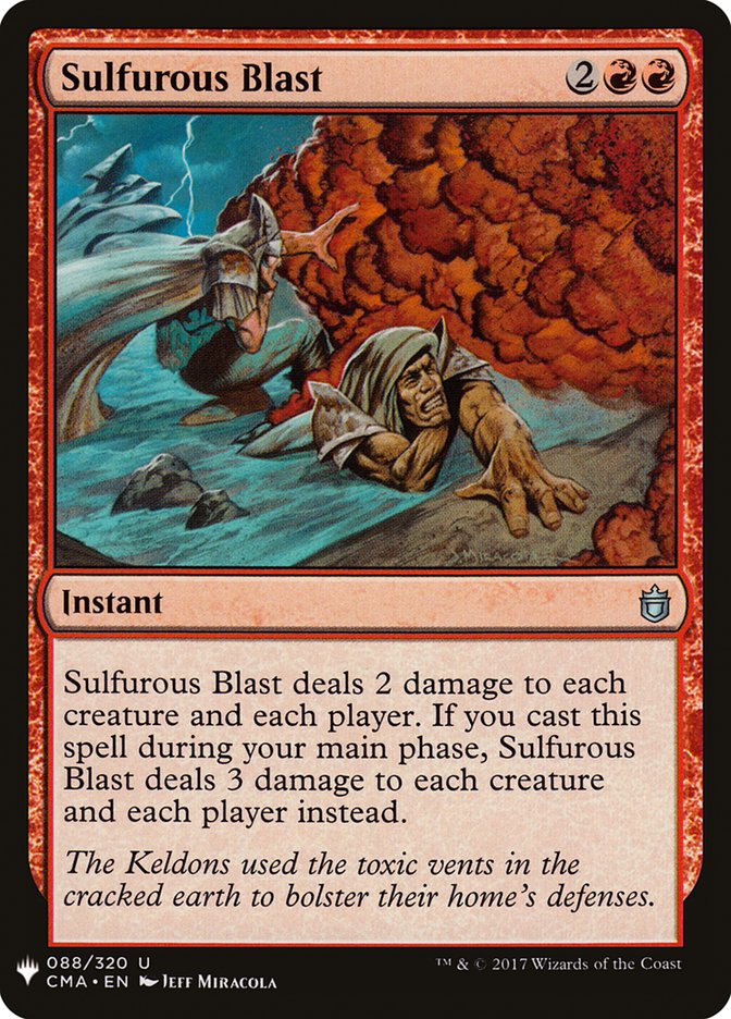 Sulfurous Blast [Mystery Booster] | Fandemonia Ltd