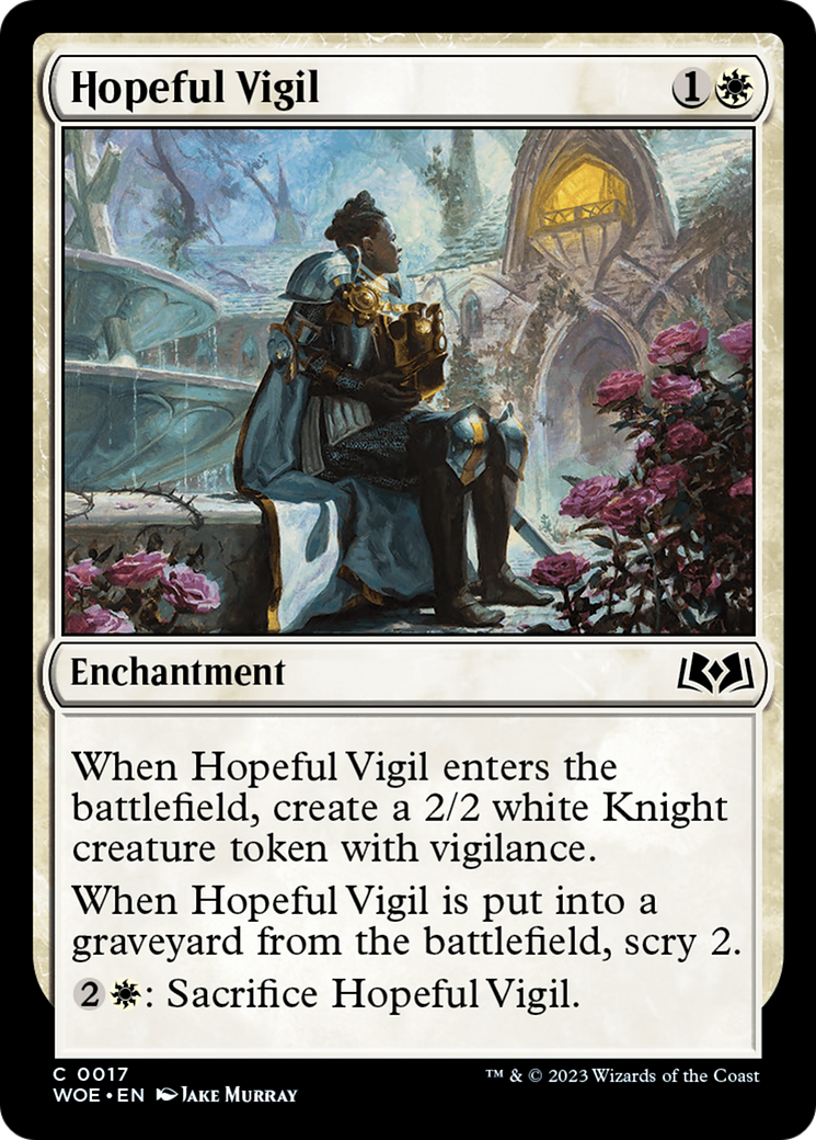 Hopeful Vigil [Wilds of Eldraine] | Fandemonia Ltd