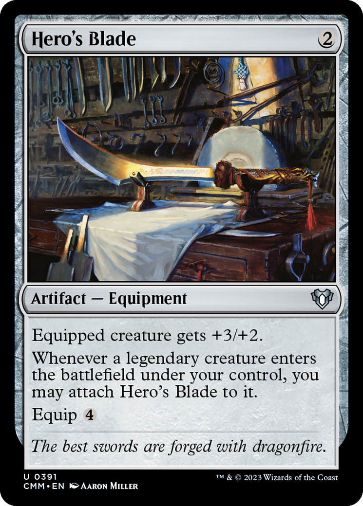 Hero's Blade [Commander Masters] | Fandemonia Ltd