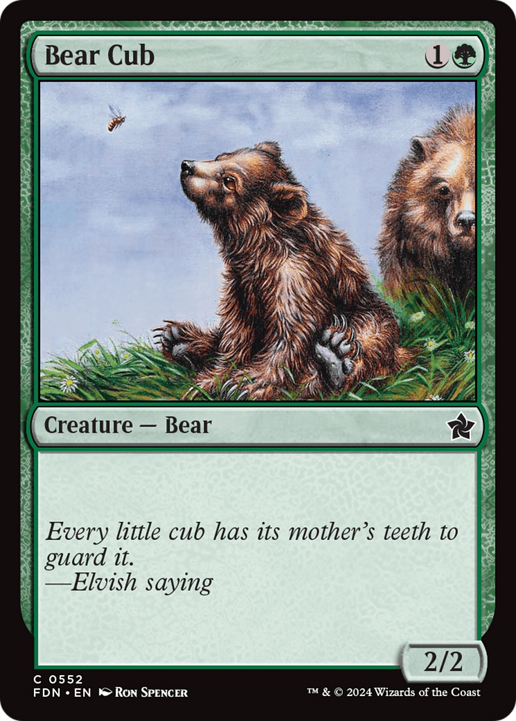 Bear Cub [Foundations] | Fandemonia Ltd