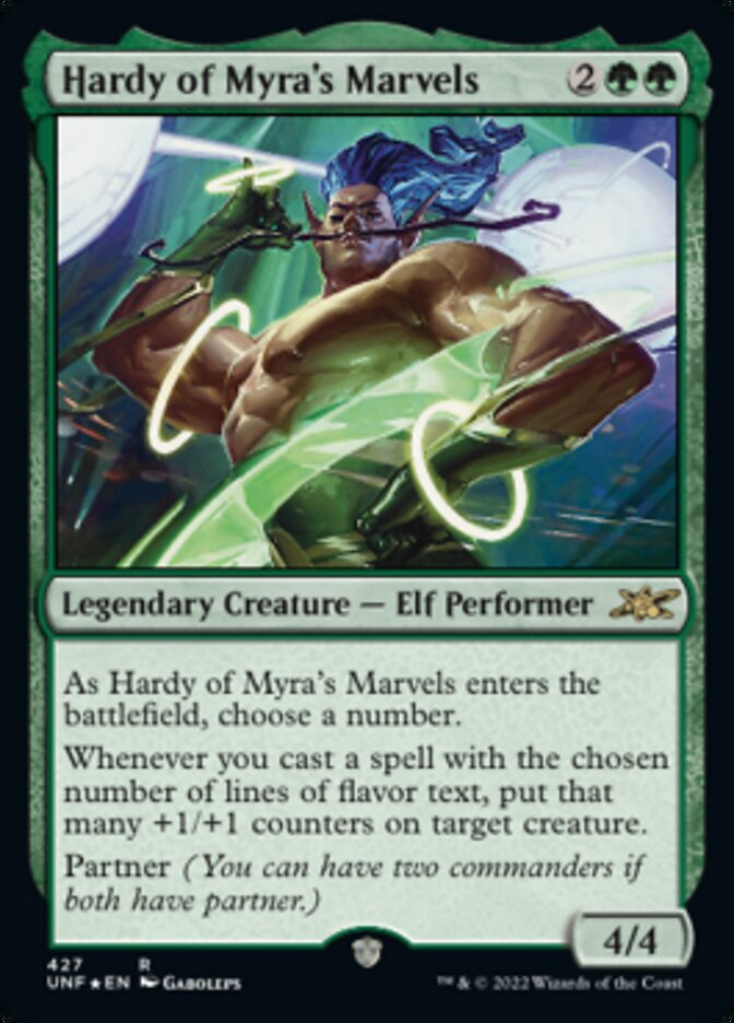 Hardy of Myra's Marvels (Galaxy Foil) [Unfinity] | Fandemonia Ltd