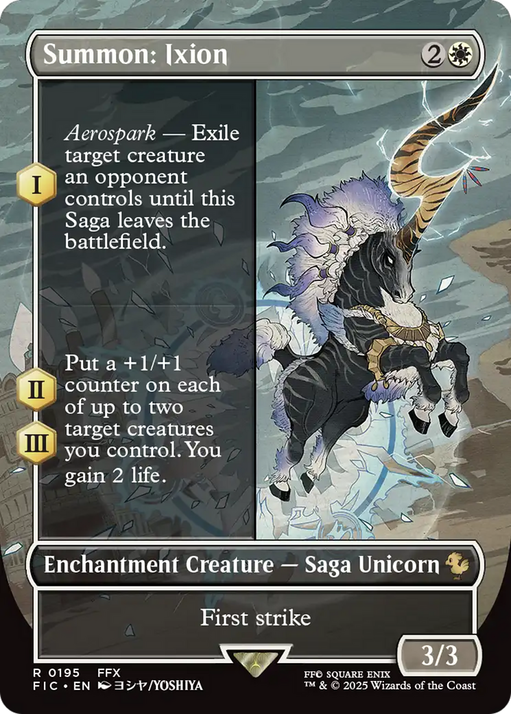 Summon: Ixion (Borderless) [FINAL FANTASY Commander] | Fandemonia Ltd