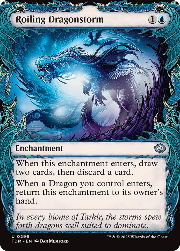 Roiling Dragonstorm (Showcase) [Tarkir: Dragonstorm] | Fandemonia Ltd