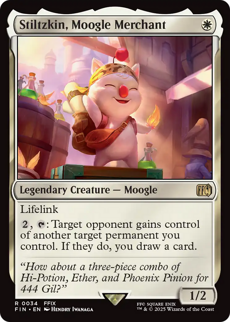 Stiltzkin, Moogle Merchant [FINAL FANTASY] | Fandemonia Ltd