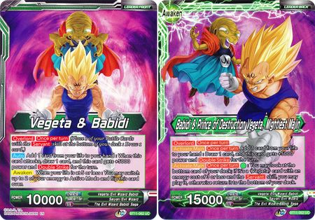 Vegeta & Babidi // Babidi & Prince of Destruction Vegeta, Mightiest Majin (BT11-062) [Vermilion Bloodline] | Fandemonia Ltd