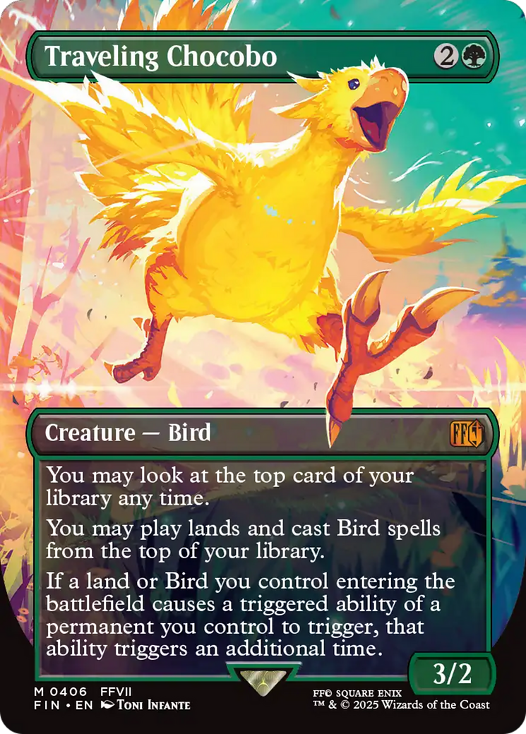 Traveling Chocobo (Borderless) [FINAL FANTASY] | Fandemonia Ltd