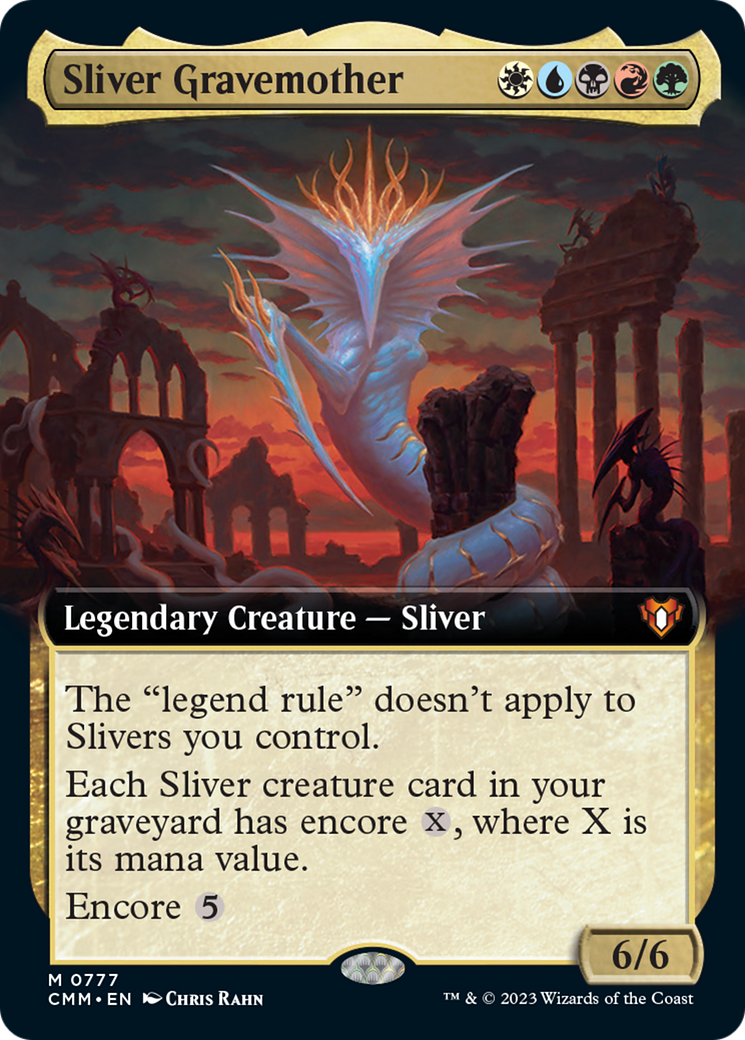 Sliver Gravemother (Extended Art) [Commander Masters] | Fandemonia Ltd