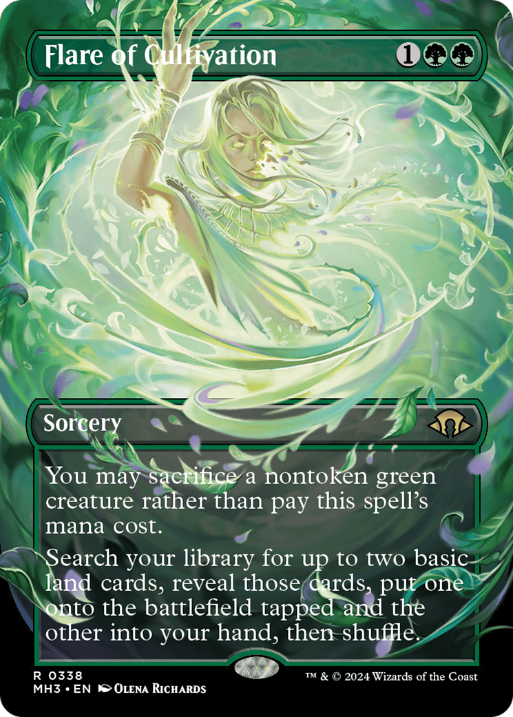Flare of Cultivation (Borderless) [Modern Horizons 3] | Fandemonia Ltd