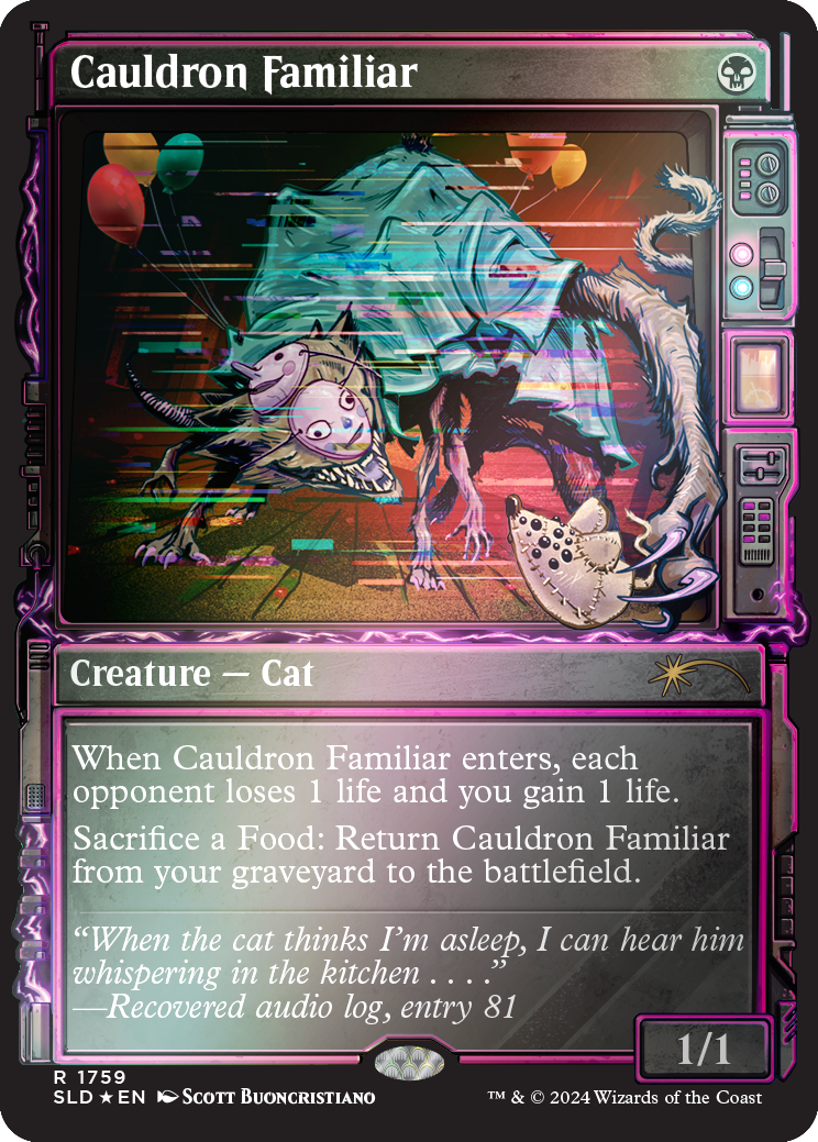 Cauldron Familiar (Rainbow Foil) [Secret Lair Drop Series] | Fandemonia Ltd
