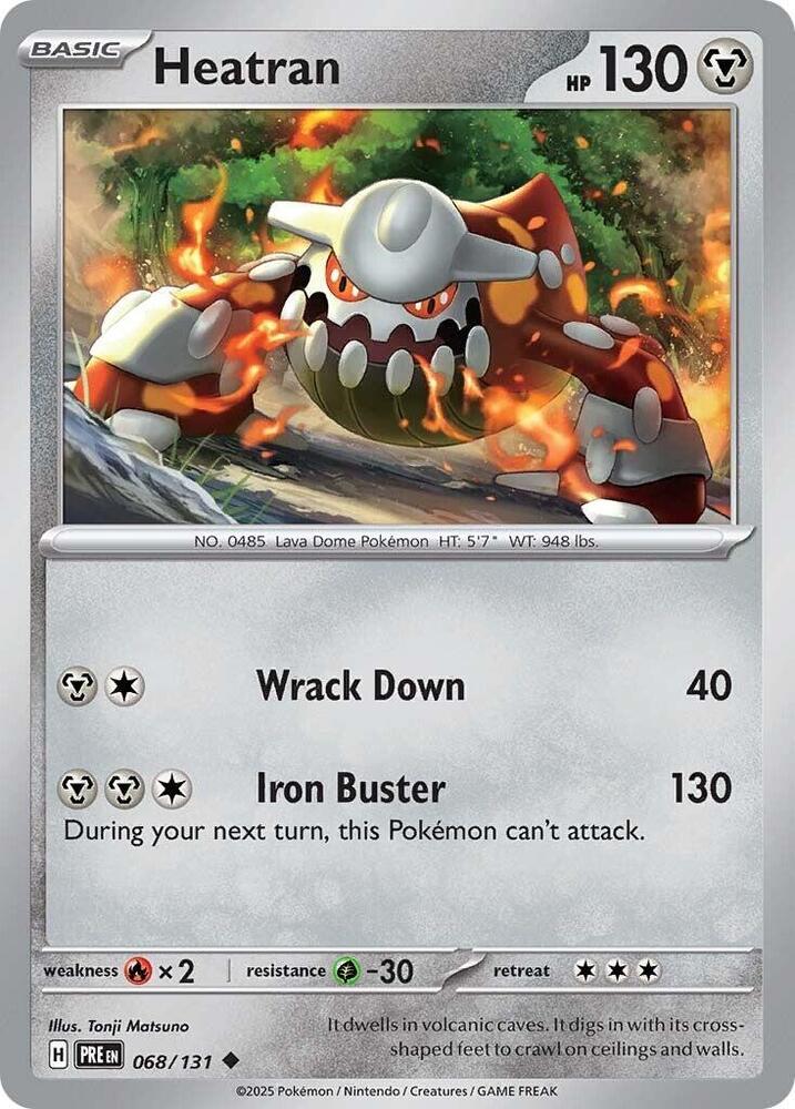 Heatran (068/131) [Scarlet & Violet: Prismatic Evolutions] | Fandemonia Ltd