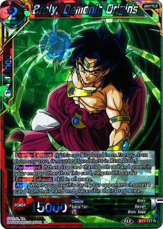 Broly, Demonic Origins (BT7-117) [Assault of the Saiyans] | Fandemonia Ltd