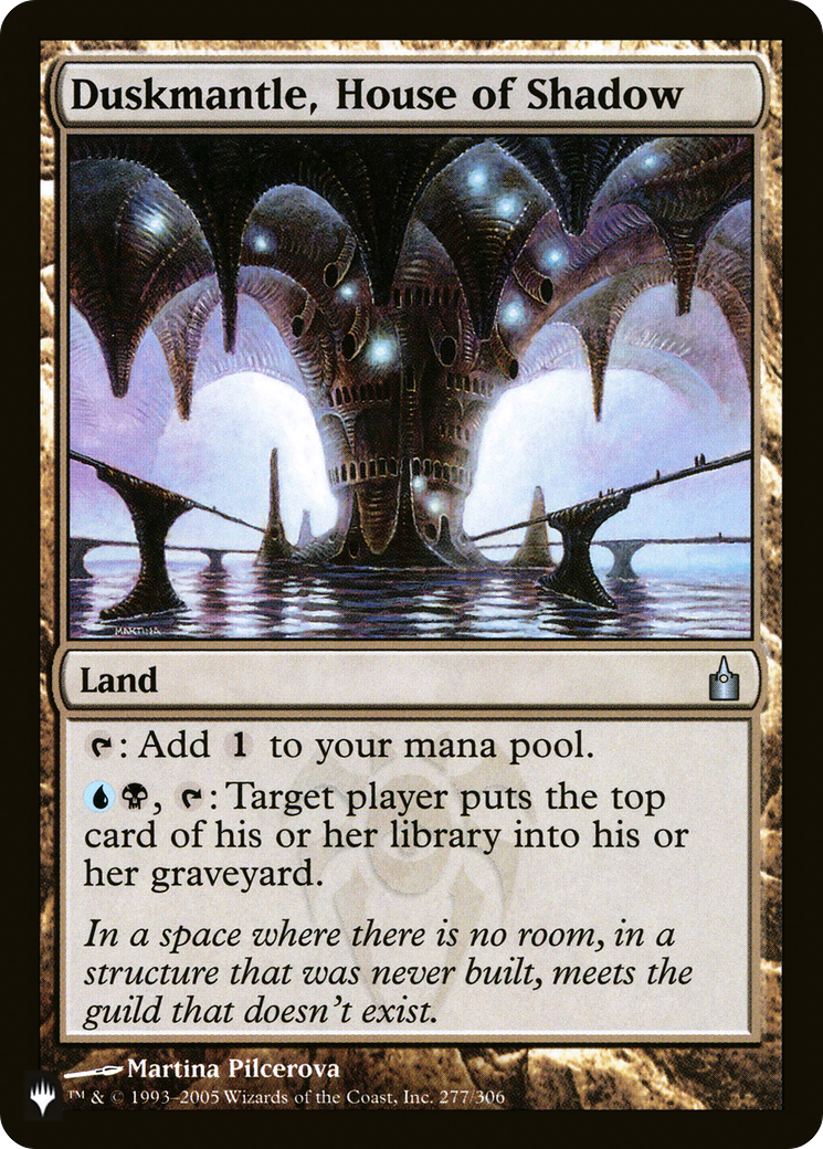 Duskmantle, House of Shadow [The List] | Fandemonia Ltd