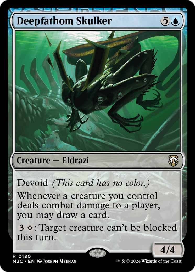 Deepfathom Skulker (Ripple Foil) [Modern Horizons 3 Commander] | Fandemonia Ltd