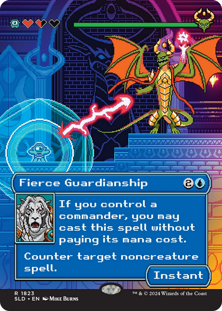 Fierce Guardianship (Rainbow Foil) [Secret Lair Drop Series] | Fandemonia Ltd