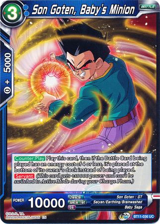 Son Goten, Baby's Minion (BT11-036) [Vermilion Bloodline] | Fandemonia Ltd