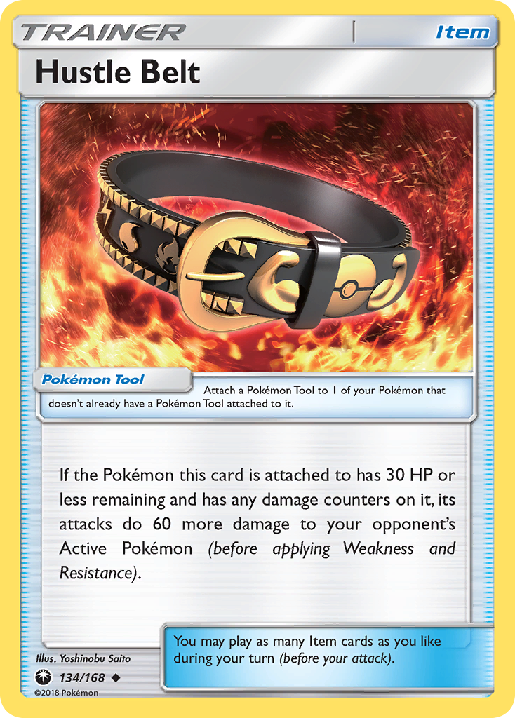 Hustle Belt (134/168) [Sun & Moon: Celestial Storm] | Fandemonia Ltd