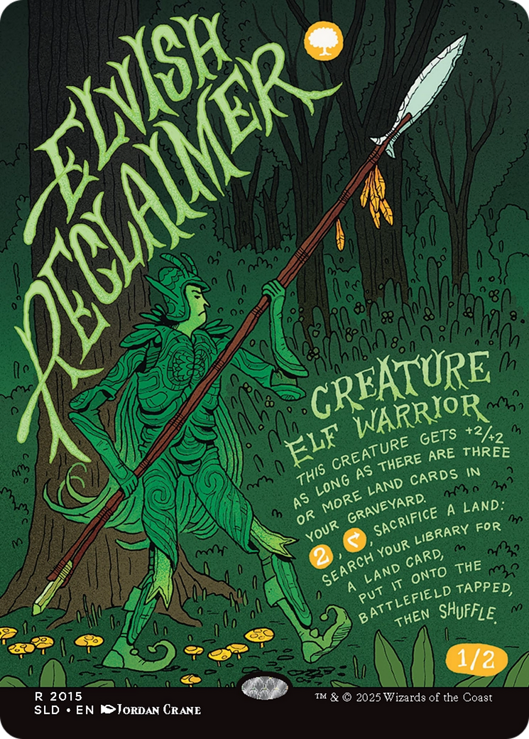 Elvish Reclaimer [Secret Lair Drop Series] | Fandemonia Ltd