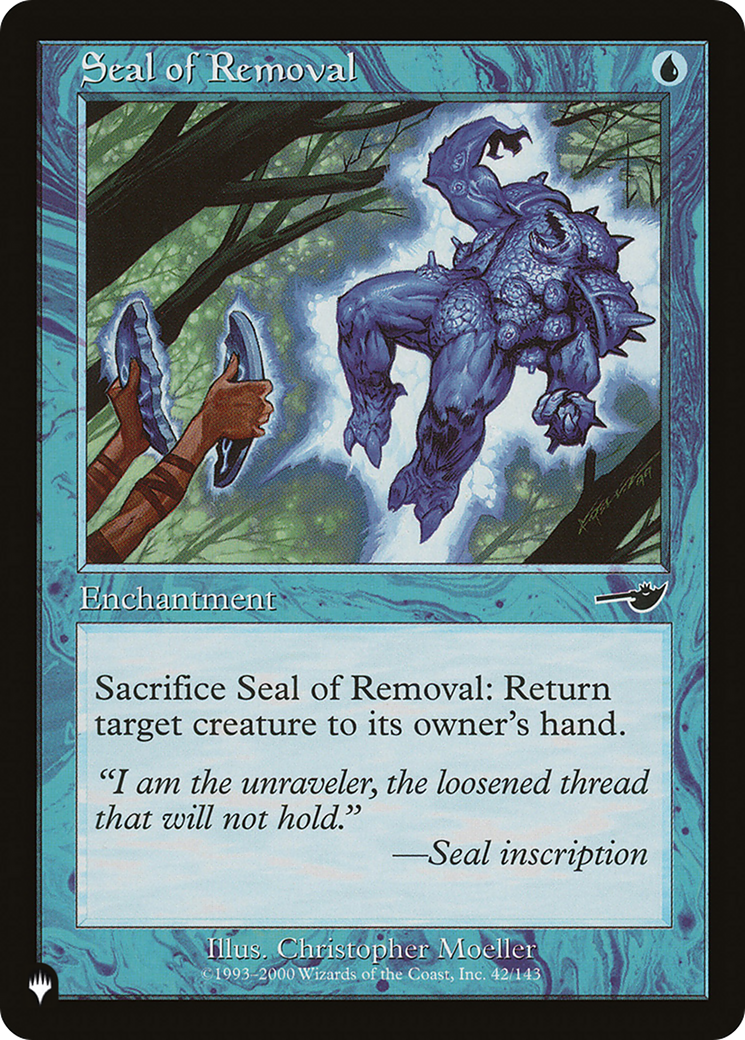 Seal of Removal [The List] | Fandemonia Ltd