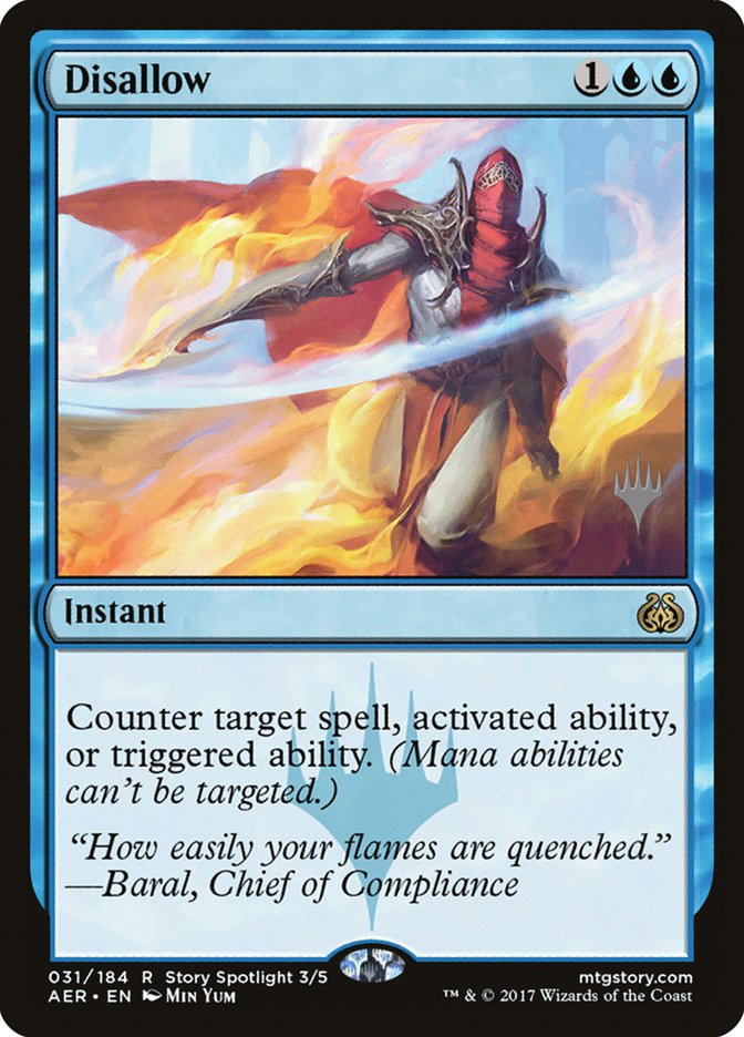 Disallow (Promo Pack) [Aether Revolt Promos] | Fandemonia Ltd