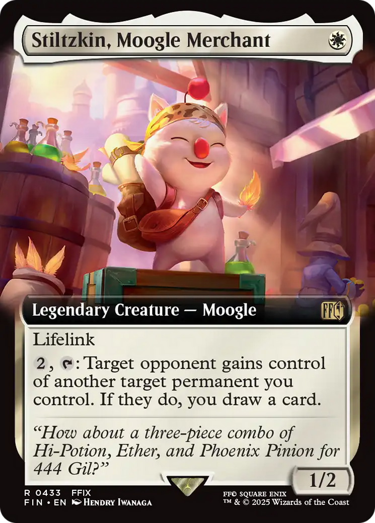 Stiltzkin, Moogle Merchant (Extended Art) [FINAL FANTASY] | Fandemonia Ltd