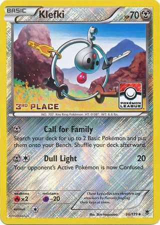 Klefki (66/119) (League Promo 3rd Place) [XY: Phantom Forces] | Fandemonia Ltd