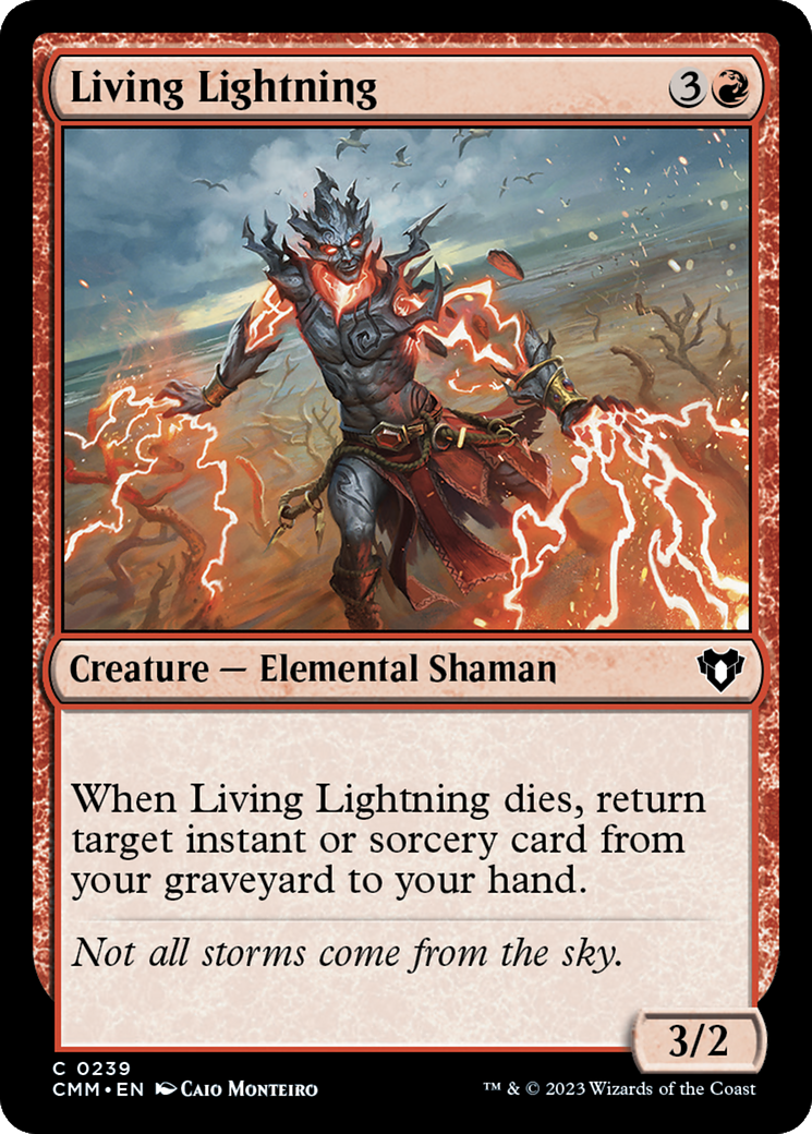Living Lightning [Commander Masters] | Fandemonia Ltd
