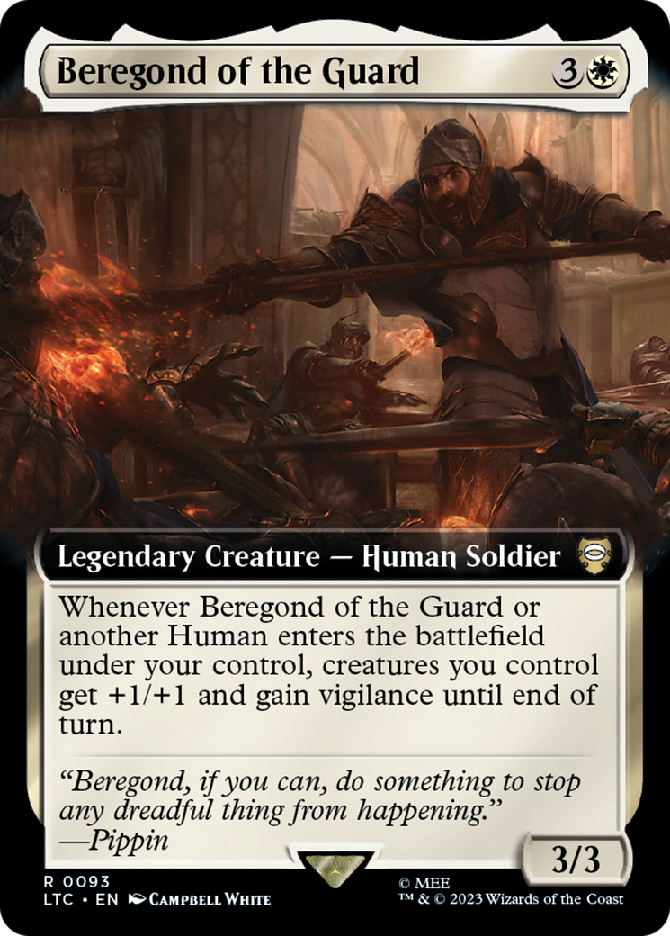 Beregond of the Guard (Extended Art) [The Lord of the Rings: Tales of Middle-Earth Commander] | Fandemonia Ltd