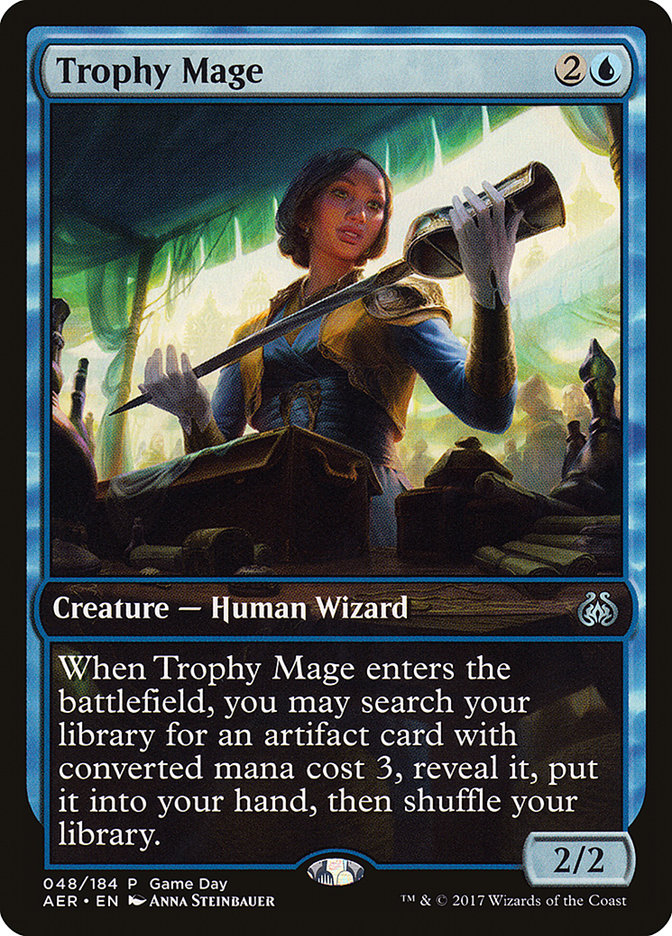 Trophy Mage (Game Day) [Aether Revolt Promos] | Fandemonia Ltd