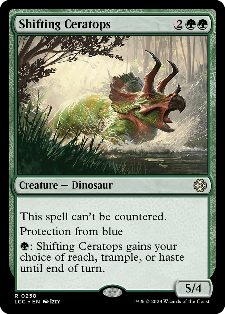 Shifting Ceratops [The Lost Caverns of Ixalan Commander] | Fandemonia Ltd