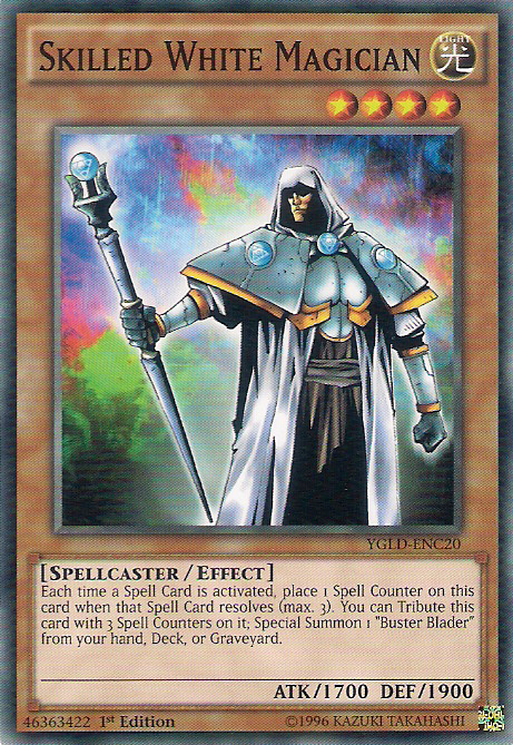 Skilled White Magician [YGLD-ENC20] Common | Fandemonia Ltd