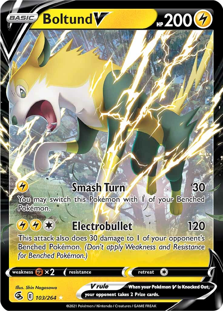 Boltund V (103/264) [Sword & Shield: Fusion Strike] | Fandemonia Ltd