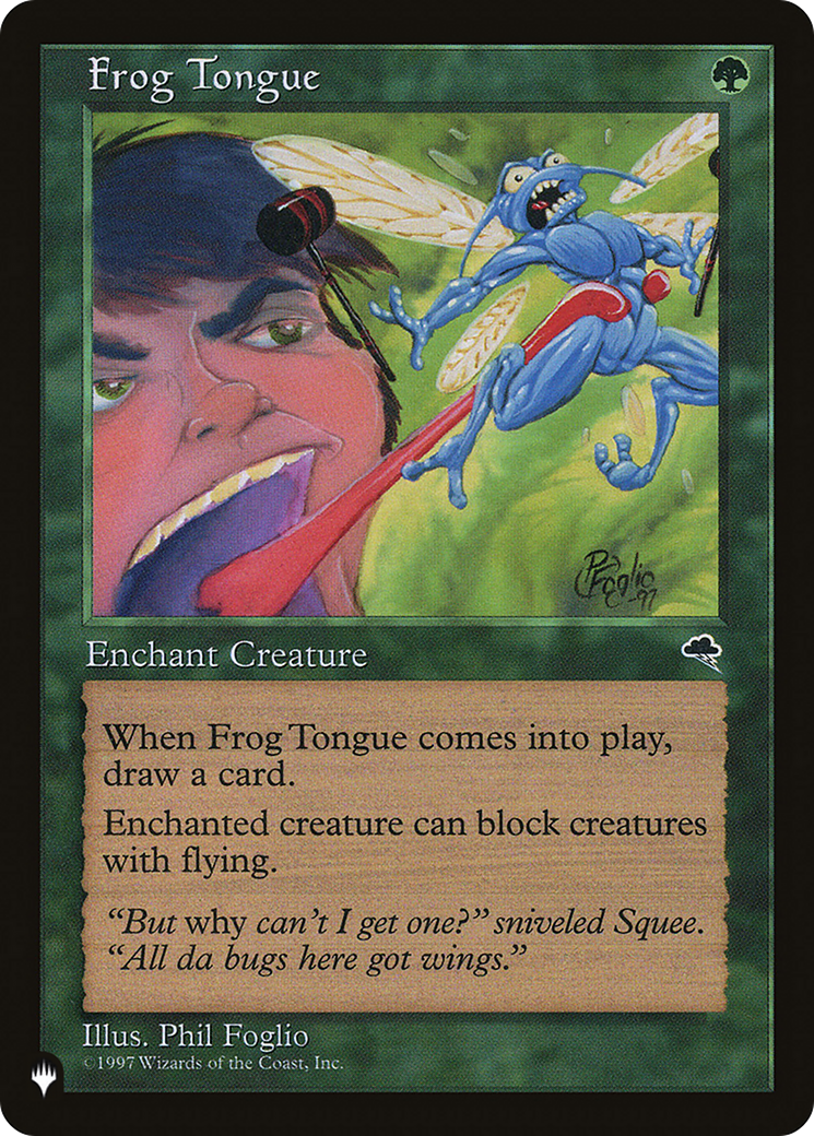 Frog Tongue [The List] | Fandemonia Ltd