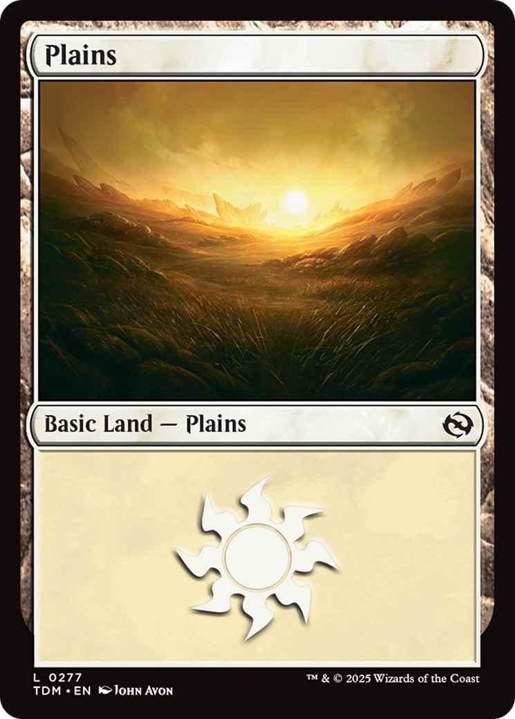 Plains (0277) [Tarkir: Dragonstorm] | Fandemonia Ltd