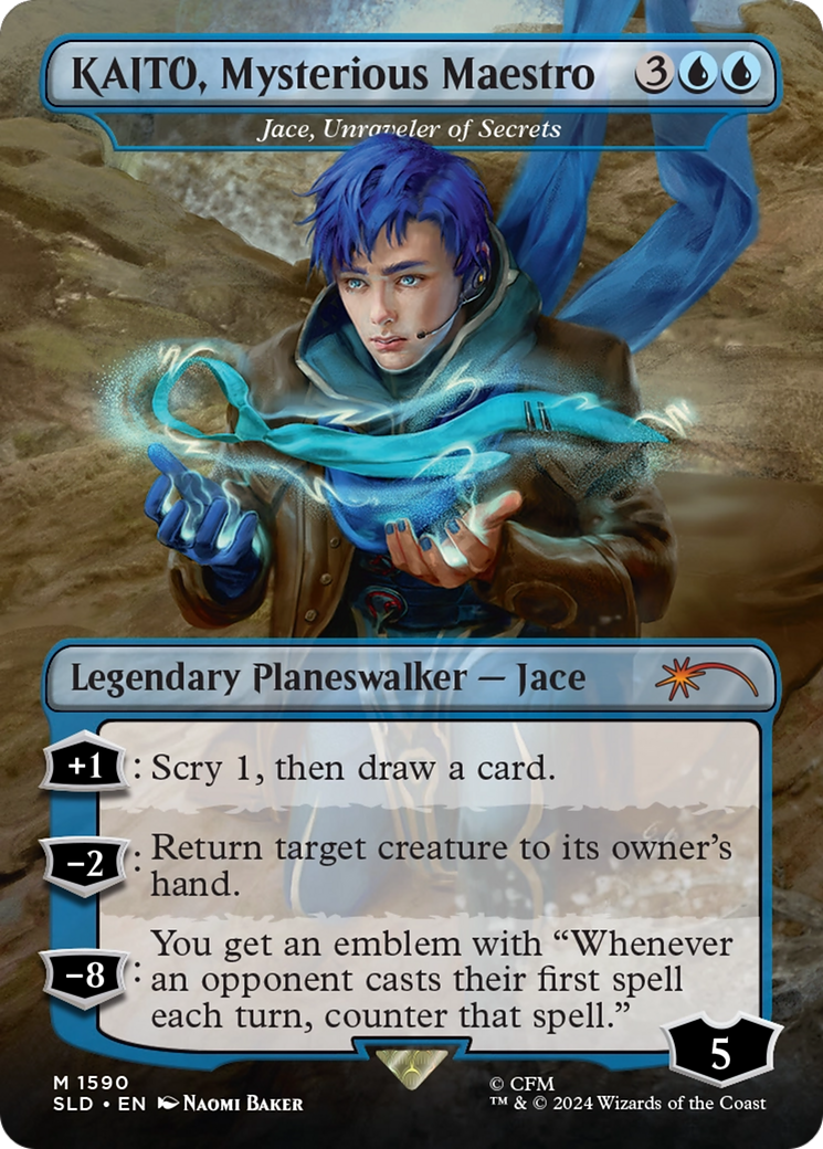 KAITO, Mysterious Maestro - Jace, Unraveler of Secrets [Secret Lair Drop Series] | Fandemonia Ltd