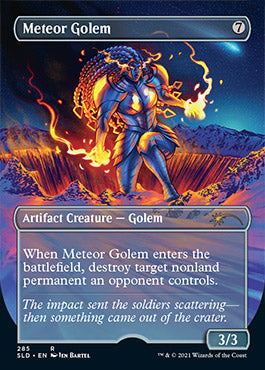 Meteor Golem (Borderless) [Secret Lair Drop Series] | Fandemonia Ltd