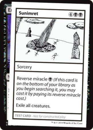 Sunimret (2021 Edition) [Mystery Booster Playtest Cards] | Fandemonia Ltd