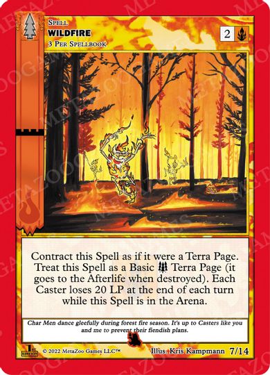 Wildfire [Cryptid Nation: Wilderness First Edition Theme Deck] | Fandemonia Ltd