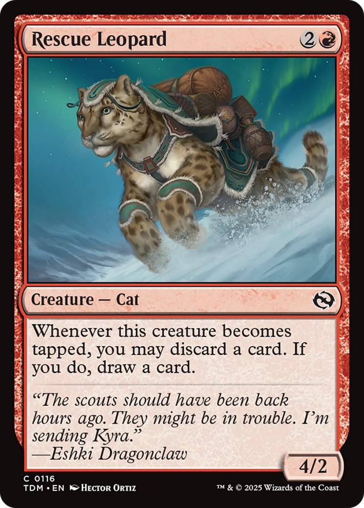 Rescue Leopard [Tarkir: Dragonstorm] | Fandemonia Ltd