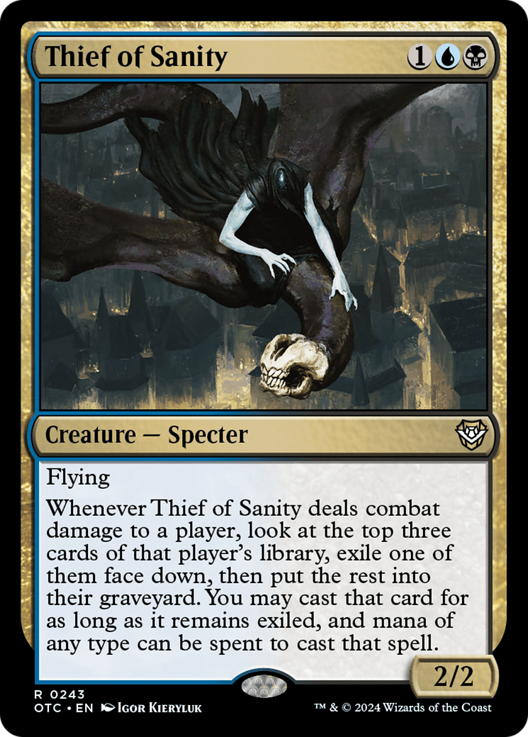 Thief of Sanity [Outlaws of Thunder Junction Commander] | Fandemonia Ltd