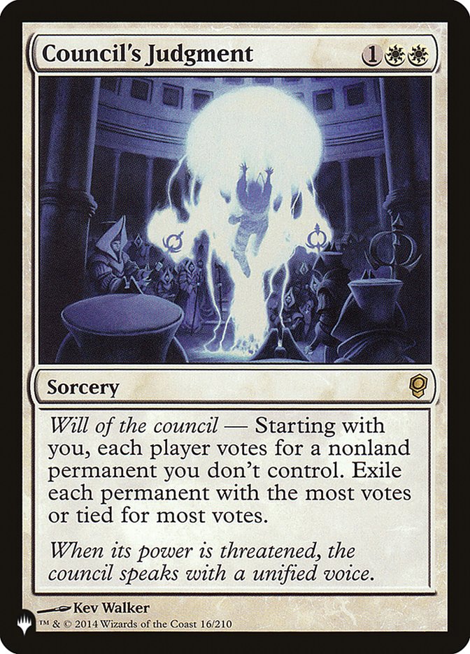 Council's Judgment [The List] | Fandemonia Ltd