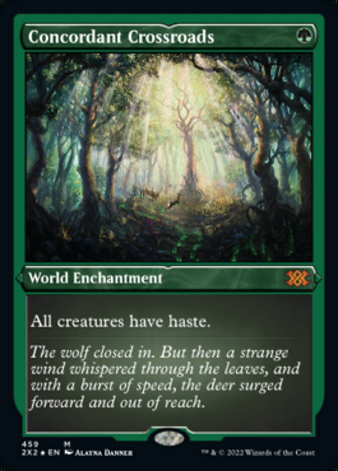 Concordant Crossroads (Foil Etched) [Double Masters 2022] | Fandemonia Ltd