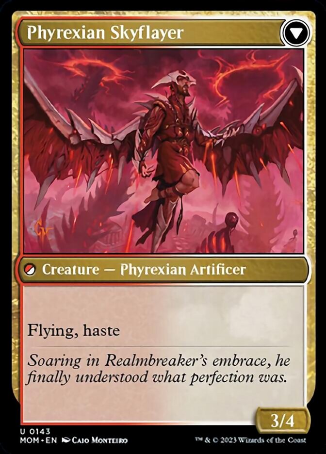 Harried Artisan // Phyrexian Skyflayer [March of the Machine] | Fandemonia Ltd