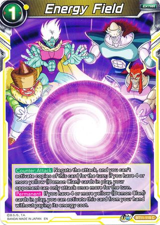 Energy Field (BT11-118) [Vermilion Bloodline] | Fandemonia Ltd