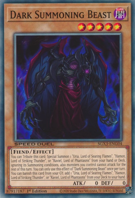 Dark Summoning Beast [SGX3-ENG04] Common | Fandemonia Ltd