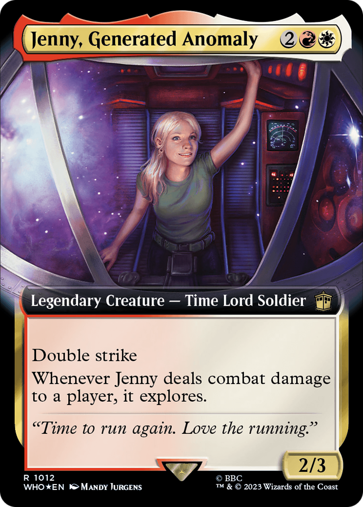 Jenny, Generated Anomaly (Extended Art) (Surge Foil) [Doctor Who] | Fandemonia Ltd