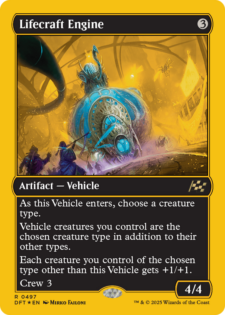 Lifecraft Engine (First-Place Foil) [Aetherdrift] | Fandemonia Ltd