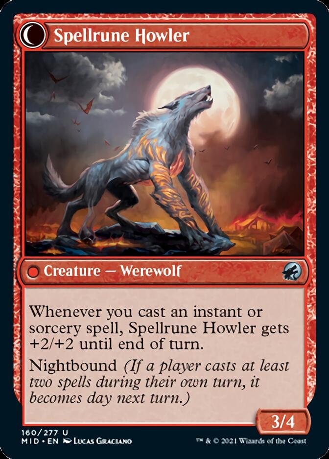 Spellrune Painter // Spellrune Howler [Innistrad: Midnight Hunt] | Fandemonia Ltd