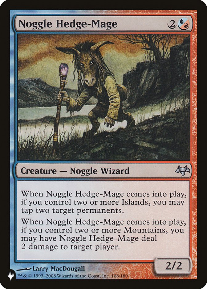 Noggle Hedge-Mage [The List] | Fandemonia Ltd